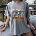 Science Is Magic Halloween Skeleton Students Teacher Women's Comfort Colors T-Shirt Gray