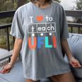 Science Of Reading I Love To Teach UFLI Teacher Literacy Women's Comfort Colors T-Shirt Gray Science Of Reading I Love To Teach UFLI Teacher Literacy Women's Comfort Colors T-Shirt Gray
