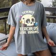 Science Teachers Love Brains Teachers Halloween Women's Comfort Colors T-Shirt Gray