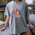 Second Grade Crew 2nd Back To School Teacher Team Squad Women's Comfort Colors T-Shirt Gray
