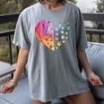 Sign Language Heart ASL For Deaf Teacher Women's Comfort Colors T-Shirt Gray Sign Language Heart ASL For Deaf Teacher Women's Comfort Colors T-Shirt Gray
