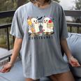 Silly Goose Spooky Teacher Halloween Cute Goosebumps Women's Comfort Colors T-Shirt Gray