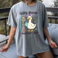Silly Goose Teacher Club Silly Goose For Teacher Women's Comfort Colors T-Shirt Gray Silly Goose Teacher Club Silly Goose For Teacher Women's Comfort Colors T-Shirt Gray
