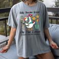 Silly Teacher Goose On The Loose School Out Summer Women Men Women's Comfort Colors T-Shirt Gray