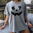 Six Seven Halloween Costume For Students Teachers 6 7 Women's Comfort Colors T-Shirt Gray