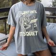 Skeleton Music Teacher I'Ll Wait Until It's Quiet Women's Comfort Colors T-Shirt Gray Skeleton Music Teacher I'Ll Wait Until It's Quiet Women's Comfort Colors T-Shirt Gray
