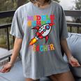 Space Middle School Teacher Back To School Men Women Kids Women's Comfort Colors T-Shirt Gray Space Middle School Teacher Back To School Men Women Kids Women's Comfort Colors T-Shirt Gray