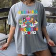 Spanish Teacher Bilingual Teacher Maestra Maestras Women's Comfort Colors T-Shirt Gray
