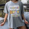 Special Educational Assistant And Sped Teacher Women's Comfort Colors T-Shirt Gray Special Educational Assistant And Sped Teacher Women's Comfort Colors T-Shirt Gray