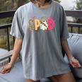 Sped Teacher Halloween Ghost Special Education Preppy Fall Women's Comfort Colors T-Shirt Gray