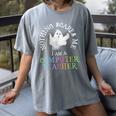 This Is My Spooky COMPUTER TEACHER Costume Don't Scare Me Women's Comfort Colors T-Shirt Gray