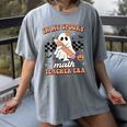 In My Spooky Math Teacher Era Groovy Retro Halloween Costume For Men Women Women's Comfort Colors T-Shirt Gray In My Spooky Math Teacher Era Groovy Retro Halloween Costume For Men Women Women's Comfort Colors T-Shirt Gray