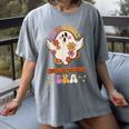 In My Spooky Science Teacher Era Occupational Haunts Women's Comfort Colors T-Shirt Gray