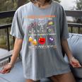 Spooky Syllables Halloween Teacher Student Education Women's Comfort Colors T-Shirt Gray Spooky Syllables Halloween Teacher Student Education Women's Comfort Colors T-Shirt Gray