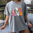 Spooky Teacher Club Halloween Women's Comfort Colors T-Shirt Gray Spooky Teacher Club Halloween Women's Comfort Colors T-Shirt Gray