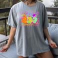 Spooky Teacher Halloween Ghost Fall Autumn Season Women Women's Comfort Colors T-Shirt Gray