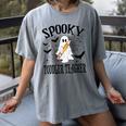 Spooky Toddler Teacher Halloween School Women's Comfort Colors T-Shirt Gray