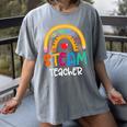 STEAM Teacher Squad Team Crew Back To School STEM Special Women's Comfort Colors T-Shirt Gray