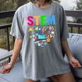 STEM Science Technology Engineering Math Teacher Women's Comfort Colors T-Shirt Gray STEM Science Technology Engineering Math Teacher Women's Comfort Colors T-Shirt Gray