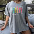 STEM Teacher Science Appreciation Women Back To School Women's Comfort Colors T-Shirt Gray