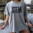 Stem Teacher Science Technology Engineering Math Teachers Women's Comfort Colors T-Shirt Gray Stem Teacher Science Technology Engineering Math Teachers Women's Comfort Colors T-Shirt Gray