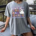 My Students Are Spooktacular Teacher Halloween Vibes Women's Comfort Colors T-Shirt Gray