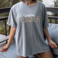 Substitute Teacher Supplies For Teachers Leopard For Men Women Women's Comfort Colors T-Shirt Gray