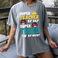 Super Hero Teacher Superheroes Women's Comfort Colors T-Shirt Gray Super Hero Teacher Superheroes Women's Comfort Colors T-Shirt Gray