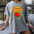 Superhero Teacher Appreciation Teaching Tee Women's Comfort Colors T-Shirt Gray