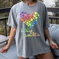 It Takes A Big Heart To Shape Little Minds Teacher Student Men Women Kids Women's Comfort Colors T-Shirt Gray
