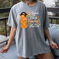 I Teach The Cutest Pumpkins Halloween Shirt For Teachers Women's Comfort Colors T-Shirt Gray I Teach The Cutest Pumpkins Halloween Shirt For Teachers Women's Comfort Colors T-Shirt Gray