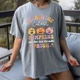 I Teach The Cutest Pumpkins In The Patch 1st Grade Teacher For Men Women Kids Women's Comfort Colors T-Shirt Gray