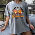I Teach The Cutest Pumpkins In The Patch Halloween Teacher For Men Women Kids Women's Comfort Colors T-Shirt Gray I Teach The Cutest Pumpkins In The Patch Halloween Teacher For Men Women Kids Women's Comfort Colors T-Shirt Gray