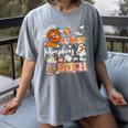 I Teach The Cutest Pumpkins In The Patch Halloween Teacher Women's Comfort Colors T-Shirt Gray I Teach The Cutest Pumpkins In The Patch Halloween Teacher Women's Comfort Colors T-Shirt Gray