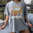I Teach The Cutest Pumpkins In The Patch Shirt Teacher Women's Comfort Colors T-Shirt Gray