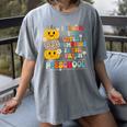 I Teach The Cutest Pumpkins Preschool Teacher Halloween Women's Comfort Colors T-Shirt Gray