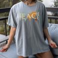Teach Peace Teacher Teacher Women's Comfort Colors T-Shirt Gray Teach Peace Teacher Teacher Women's Comfort Colors T-Shirt Gray