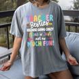 Teacher Besties Matching Teacher Besties Women's Comfort Colors T-Shirt Gray Teacher Besties Matching Teacher Besties Women's Comfort Colors T-Shirt Gray