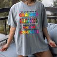 Teacher We Are Like a Box Of Crayons Back To School Women's Comfort Colors T-Shirt Gray Teacher We Are Like a Box Of Crayons Back To School Women's Comfort Colors T-Shirt Gray
