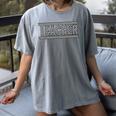 Teacher Checkered Racing Teacher Appreciation Men Women Women's Comfort Colors T-Shirt Gray Teacher Checkered Racing Teacher Appreciation Men Women Women's Comfort Colors T-Shirt Gray