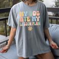 Teacher My Dog Ate My Lesson Plan Teacher Lesson Plan Women's Comfort Colors T-Shirt Gray Teacher My Dog Ate My Lesson Plan Teacher Lesson Plan Women's Comfort Colors T-Shirt Gray