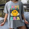 In My Teacher Era Retro Back To School Teacher Student Women's Comfort Colors T-Shirt Gray In My Teacher Era Retro Back To School Teacher Student Women's Comfort Colors T-Shirt Gray