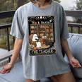 The Teacher Ghost Book Reading Books Lover Halloween Women's Comfort Colors T-Shirt Gray The Teacher Ghost Book Reading Books Lover Halloween Women's Comfort Colors T-Shirt Gray