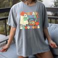 Teacher Halloween Cute Booooks Ghost Read More Books Women's Comfort Colors T-Shirt Gray Teacher Halloween Cute Booooks Ghost Read More Books Women's Comfort Colors T-Shirt Gray