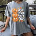 Teacher Halloween Tshirts I Teach The Cutest Pumpkins Women's Comfort Colors T-Shirt Gray
