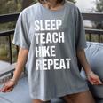 Teacher Hiking Shirt Teaching Hiker T Shirt Women's Comfort Colors T-Shirt Gray Teacher Hiking Shirt Teaching Hiker T Shirt Women's Comfort Colors T-Shirt Gray