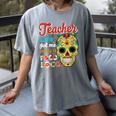 Teacher Life Got Me Feeling Un Poco Loco Women's Comfort Colors T-Shirt Gray Teacher Life Got Me Feeling Un Poco Loco Women's Comfort Colors T-Shirt Gray