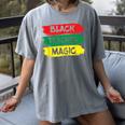 Teacher Magic Black History Month Educator For Men Women Women's Comfort Colors T-Shirt Gray Teacher Magic Black History Month Educator For Men Women Women's Comfort Colors T-Shirt Gray