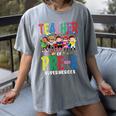 Teacher Of Pre K Superheroes Teacher New School Year Men Women Women's Comfort Colors T-Shirt Gray