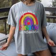 Teacher You Are a Rainbow Of Possibilities Funny Women's Comfort Colors T-Shirt Gray Teacher You Are a Rainbow Of Possibilities Funny Women's Comfort Colors T-Shirt Gray